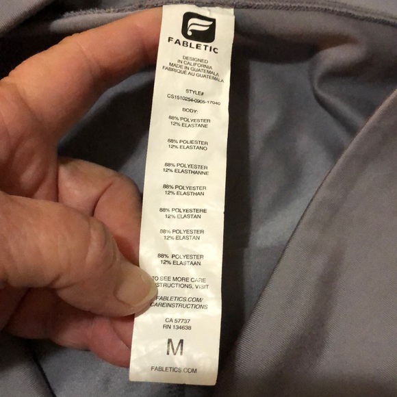 Fabletics gray cropped leggings - Picture 3 of 7